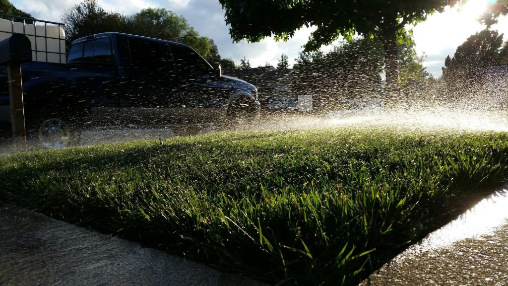 This lawn has been watered only with Recycled Water since Jan 1, 2015.