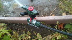 Does drip irrigation piping work as a garden hose?