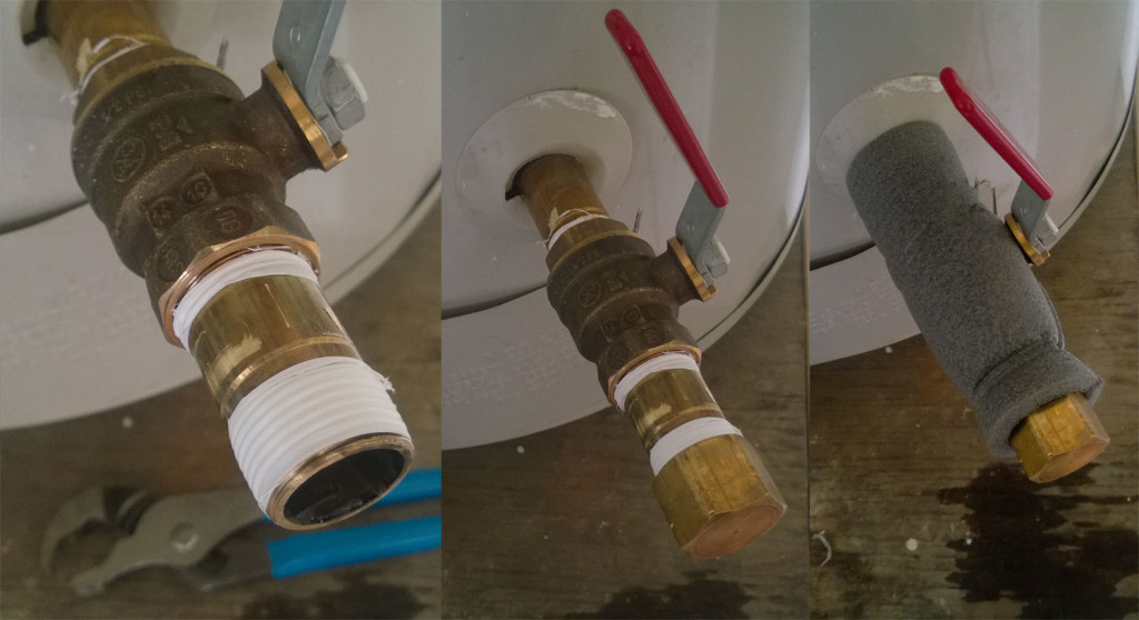 Close drain, remove garden hose, replace cap (if applicable).