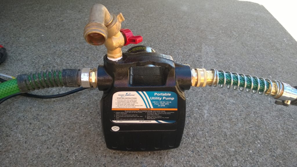 DIY How to prime a utility water pump RecycledH2O